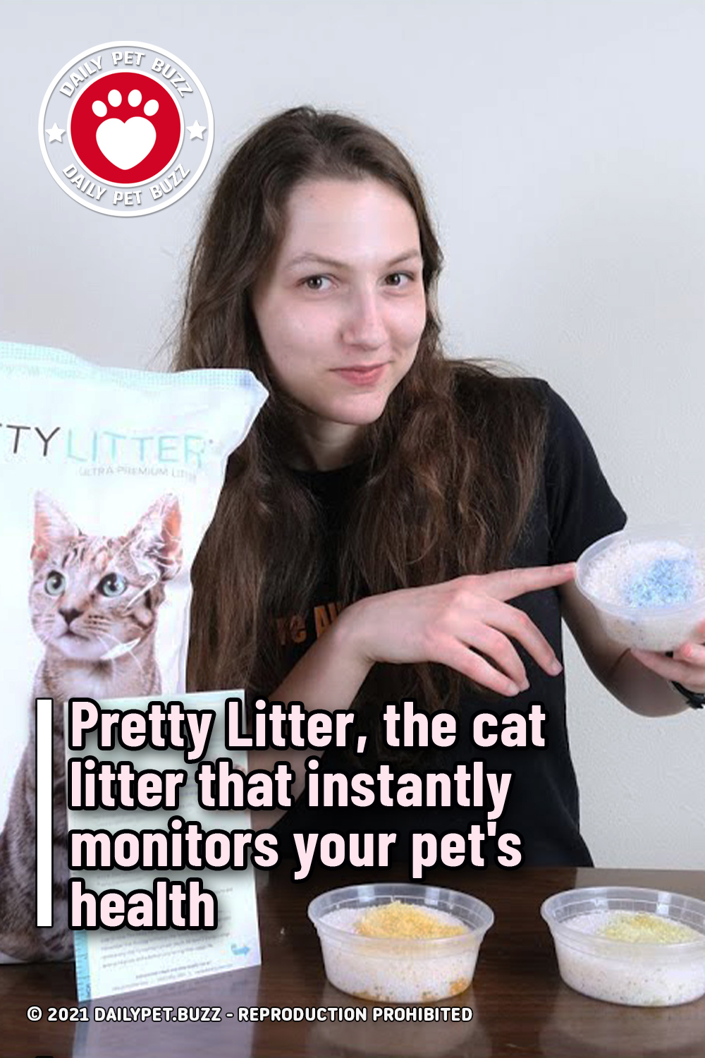 Pretty Litter, the cat litter that instantly monitors your pet\'s health
