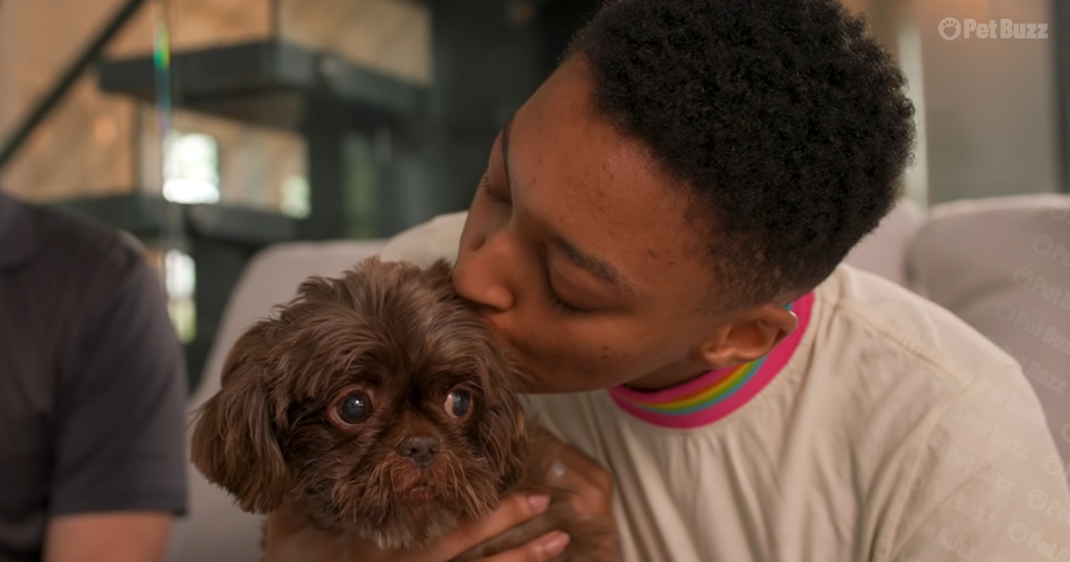 Tatiana and her rescued dog