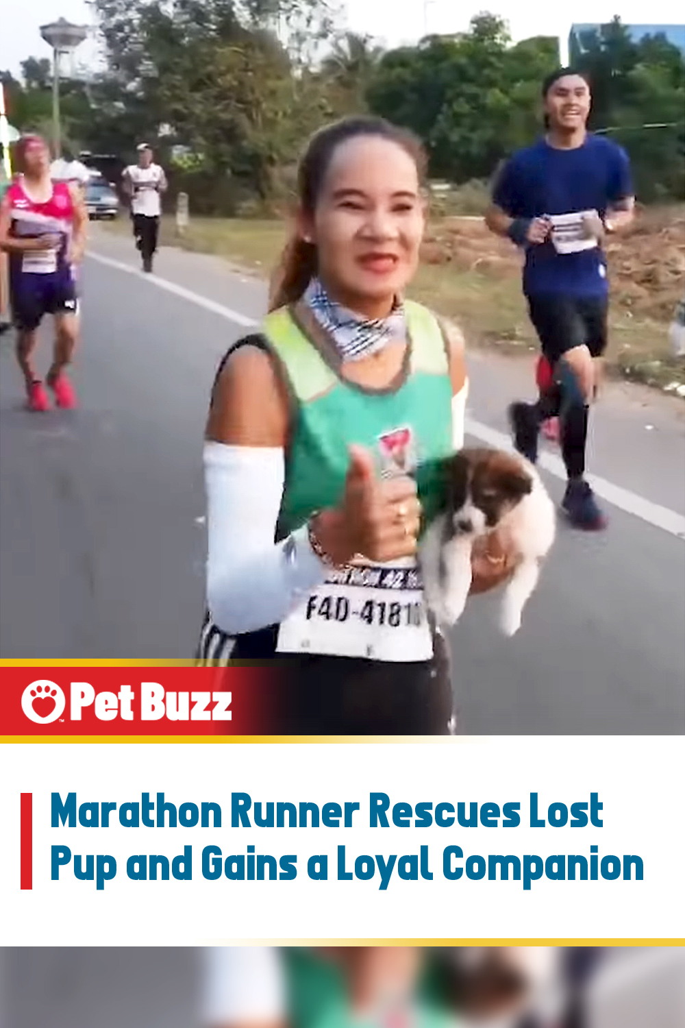 Marathon Runner Rescues Lost Pup and Gains a Loyal Companion