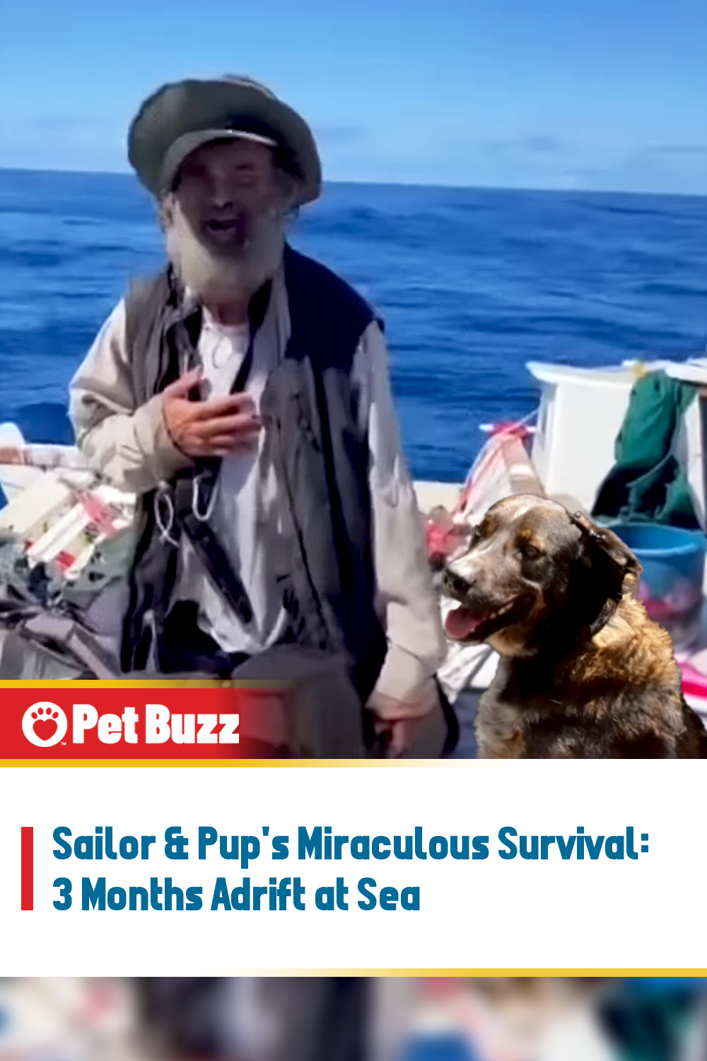 Sailor & Pup\'s Miraculous Survival: 3 Months Adrift at Sea