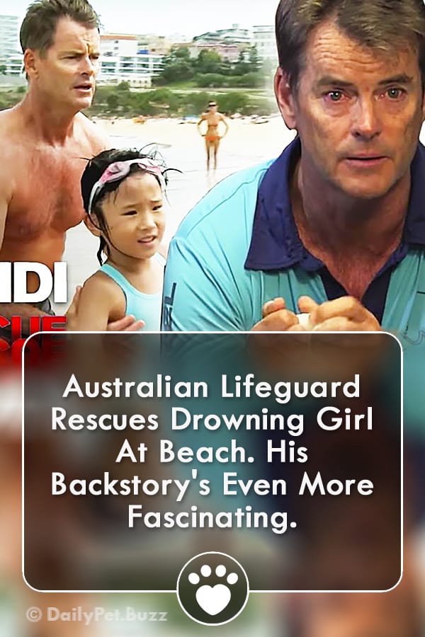 Australian Lifeguard Rescues Drowning Girl At Beach. His Backstory\'s Even More Fascinating.