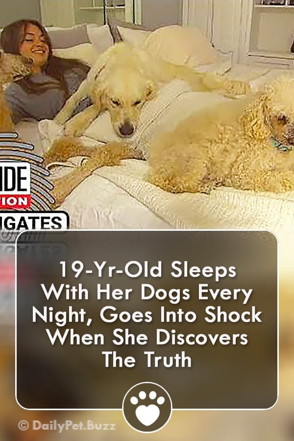 19-Yr-Old Sleeps With Her Dogs Every Night, Goes Into Shock When She Discovers The Truth